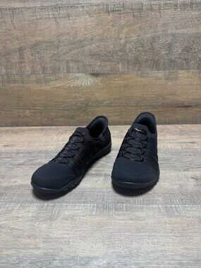 Skechers Breathe Easy Roll With Me Black Slip On Sneakers Women's Size 6